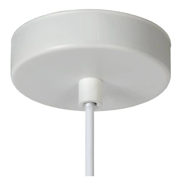 Lucide KYARA - Pendelleuchten - Ø 20 cm - 1xE27 - Weiß - DETAIL 1